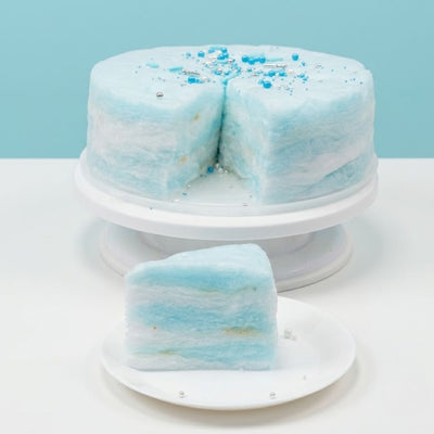 Blue Cloud (Salted Caramel + Blue Chocolate Fairy Floss Cake)