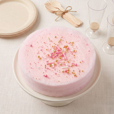 Pink Cloud (Salted Caramel + Marshmallow Fairy Floss Cake)