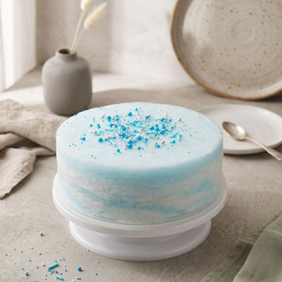 Blue Cloud (Salted Caramel + Blue Chocolate Fairy Floss Cake)