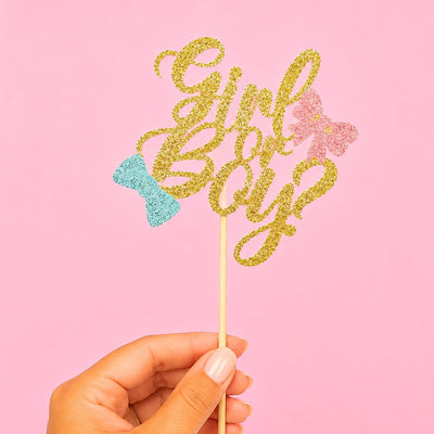 The GENDER REVEAL Fairy Floss Cake