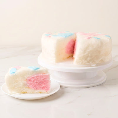 The GENDER REVEAL Fairy Floss Cake