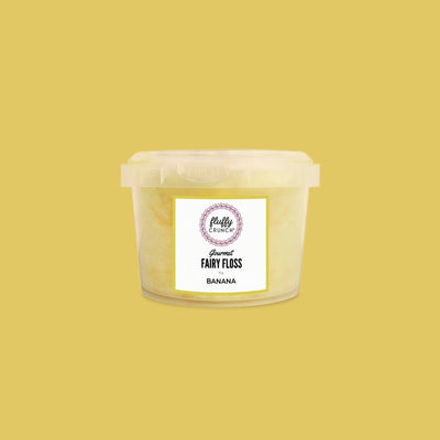 Banana Fluffy Crunch Fairy Floss