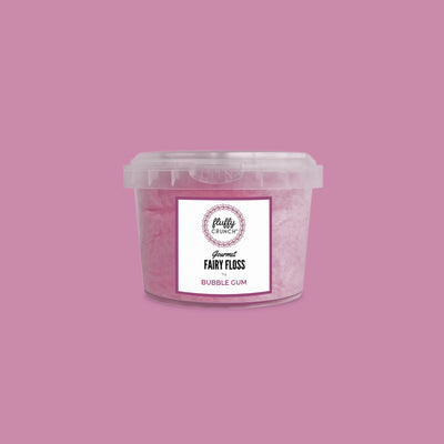 Bubble Gum - Fluffy Crunch Fairy Floss | Party Favours - Customise and Personalise