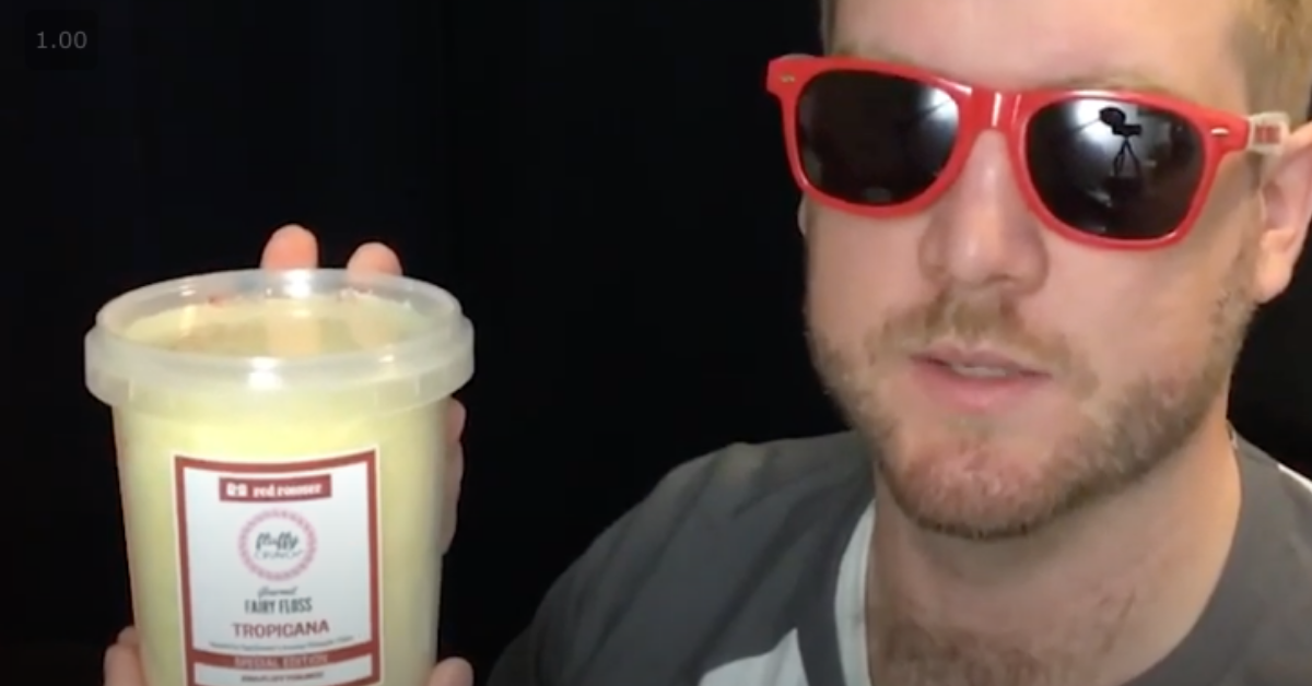 Food Sack - Tropicana Unboxing Fluffy Crunch Fairy Floss Inspired by Red Rooster