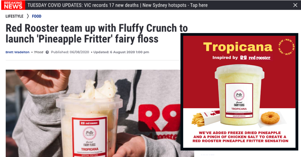 The Day Red Rooster Collaborated with Fluffy Crunch