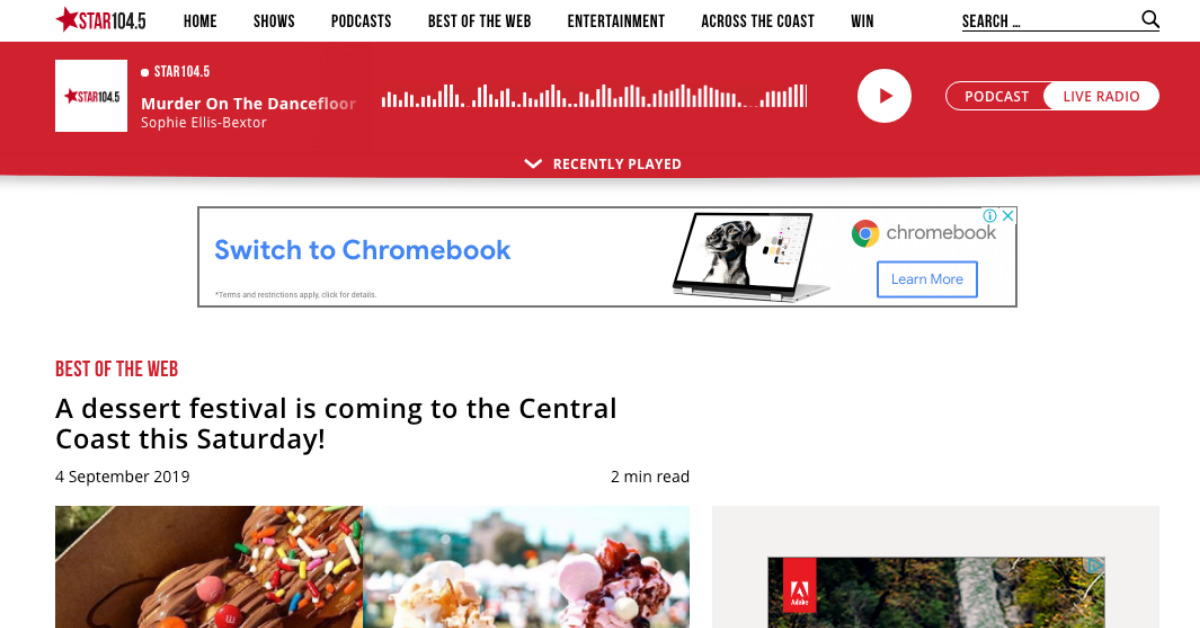 Fluffy Crunch Fairy Floss Desert Festival Central Coast