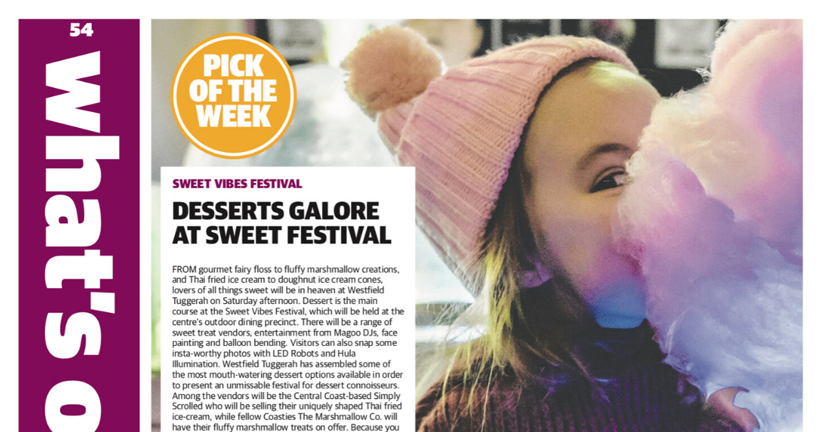 Fluffy Crunch Fairy Floss Central Coast Express Advocate