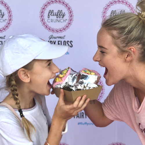 Fluffy Crunch Fairy Floss - Flurrito Fairy Floss Ice Cream Burrito