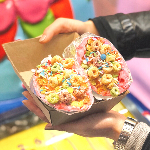 Fluffy Crunch Fairy Floss - Flurrito Fairy Floss Ice Cream Burrito