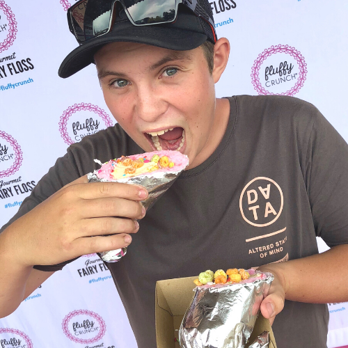 Fluffy Crunch Fairy Floss - Flurrito Fairy Floss Ice Cream Burrito