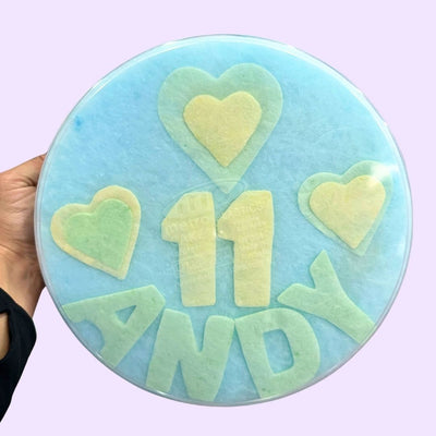 Blue Cloud (Salted Caramel + Blue Chocolate Fairy Floss Cake)