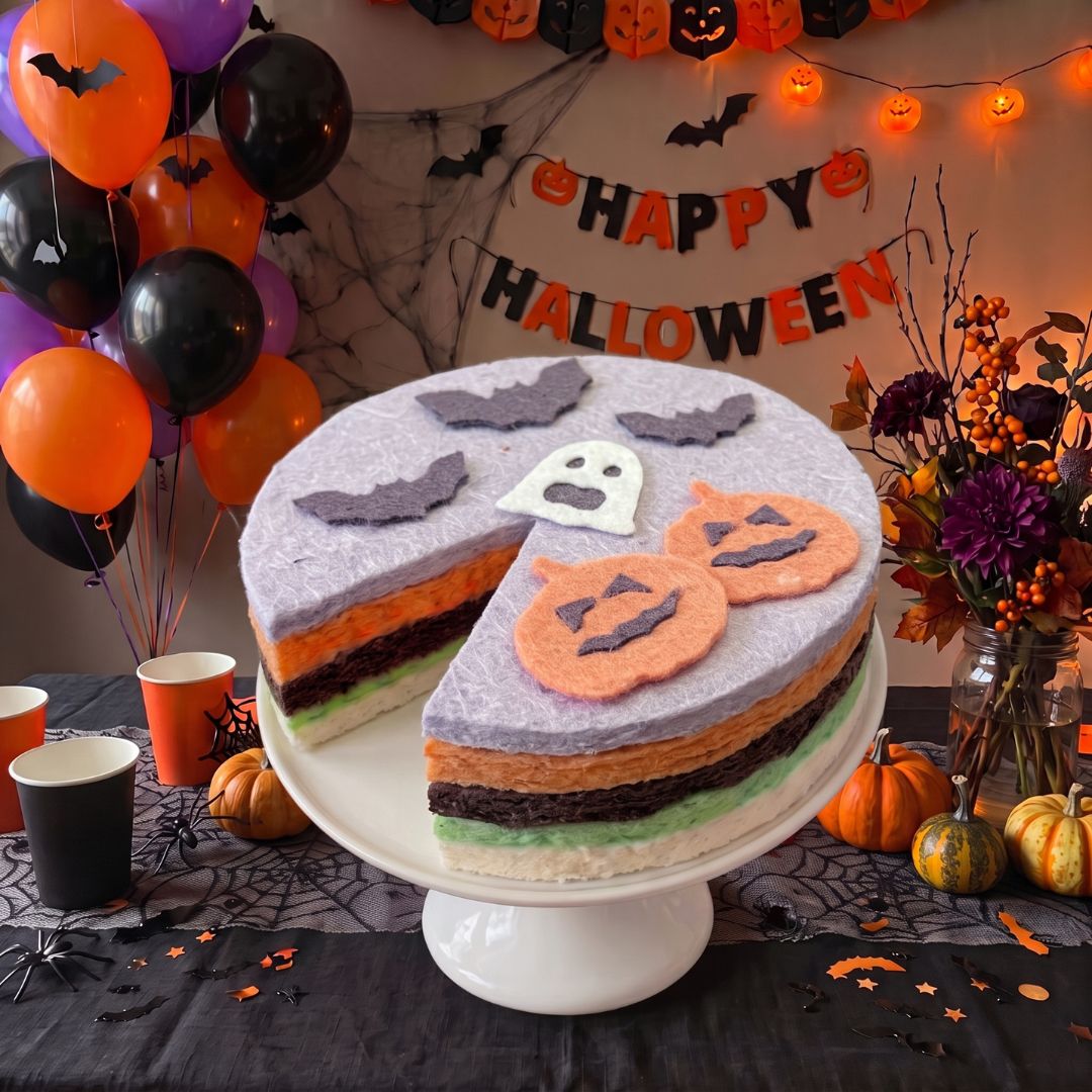 HALLOWEEN FAIRY FLOSS CAKE