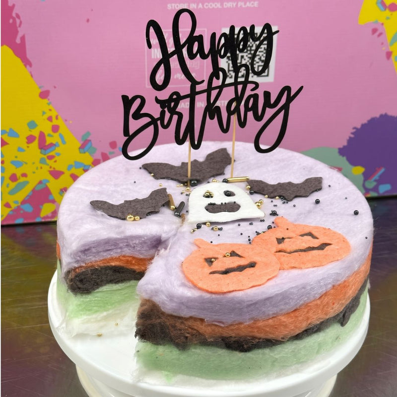 HALLOWEEN FAIRY FLOSS CAKE