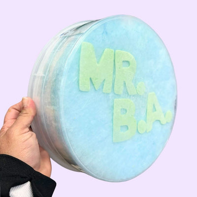 Blue Cloud (Salted Caramel + Blue Chocolate Fairy Floss Cake)