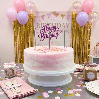 Pink Cloud (Salted Caramel + Marshmallow Fairy Floss Cake)