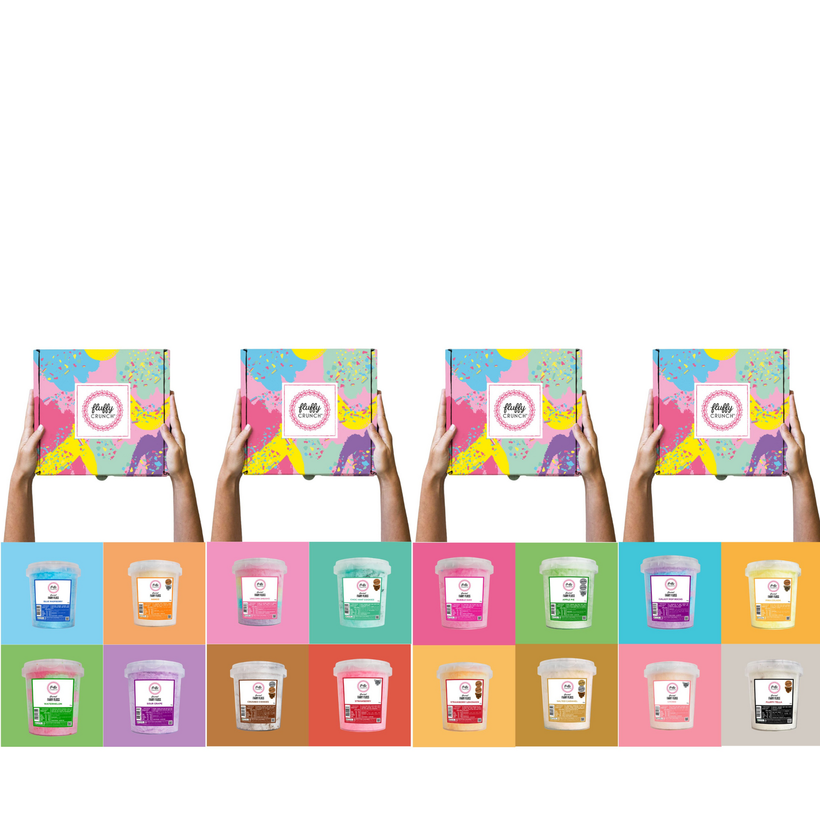 Build a Box - 16 Fairy Floss Tubs