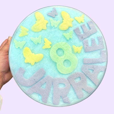 Blue Cloud (Salted Caramel + Blue Chocolate Fairy Floss Cake)