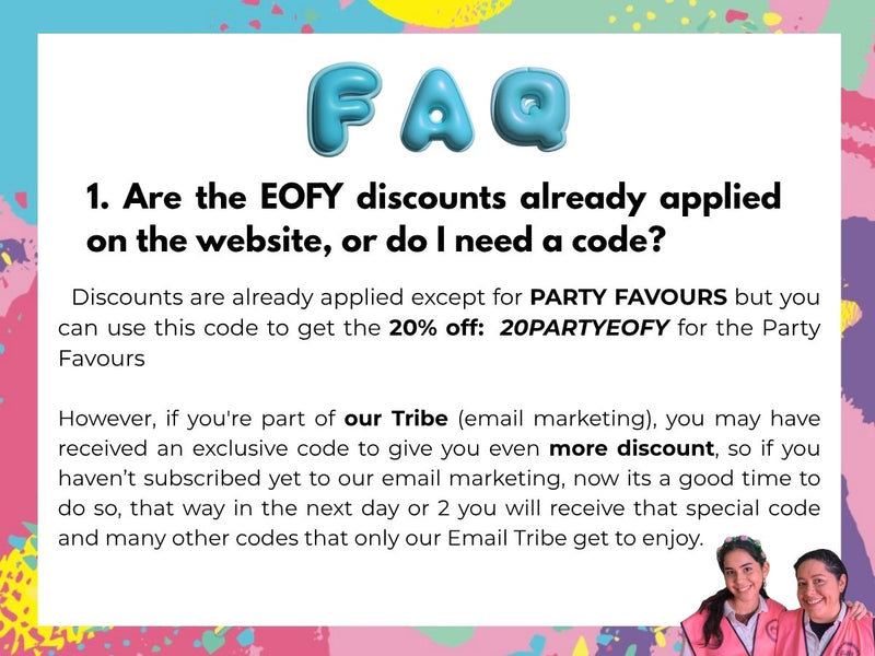 EOFY up to 20% OFF