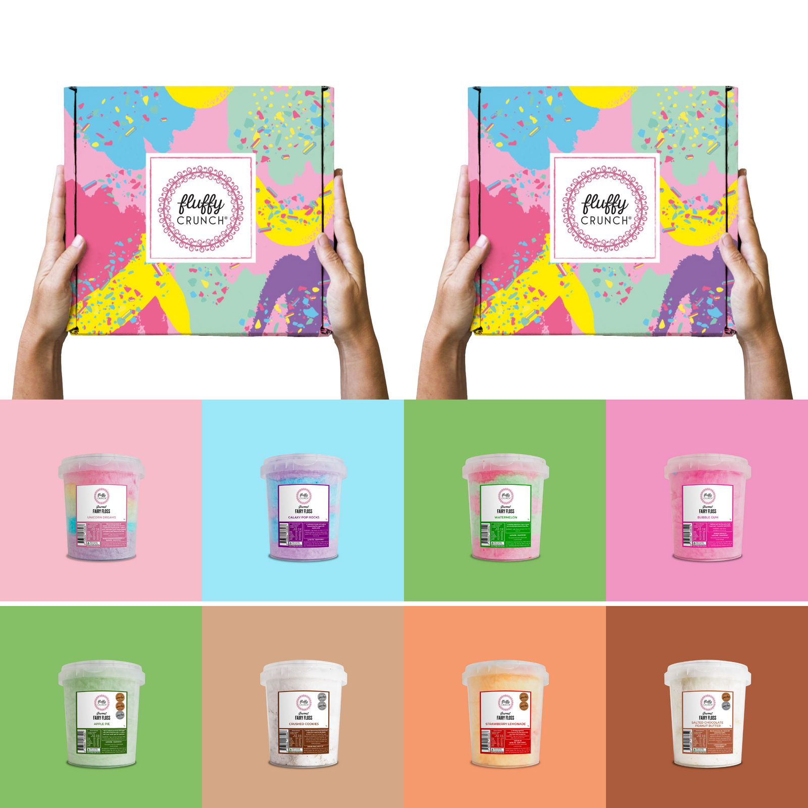 Build a Box - 8 Fairy Floss Tubs