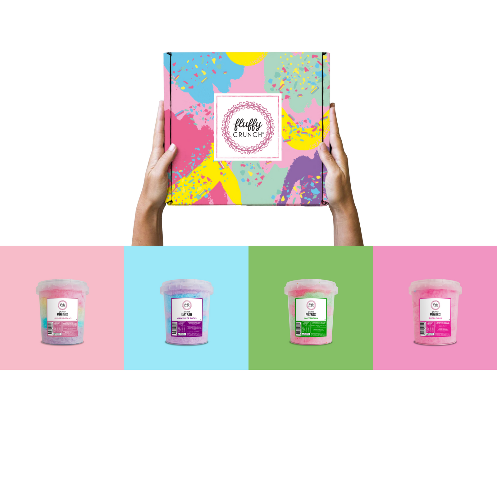 Build a Box - 4 Fairy Floss Tubs