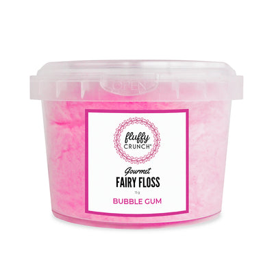 Bubble Gum - Fluffy Crunch Fairy Floss | Party Favours - Customise and Personalise