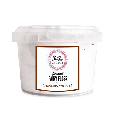 Crushed Cookies - Fluffy Crunch Fairy Floss | Party Favours - Customise and Personalise - Award Winning Flavours