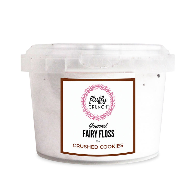 Crushed Cookies - Fluffy Crunch Fairy Floss | Party Favours - Customise and Personalise - Award Winning Flavours