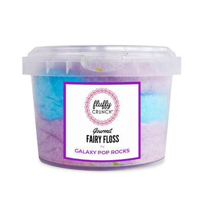 Galaxy Pop Rocks - Fluffy Crunch Fairy Floss - Party Favours - Customise and Personalise